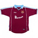 Primera Equipación Tailandia Camiseta West Ham United FILA Retro 1999 2000 Rojo