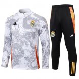 Sudadera De Training Real Madrid 2024/2025 Blanco Gris 5