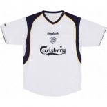 Segunda Equipación Tailandia Camiseta Liverpool Retro 2001 2003 Blanco