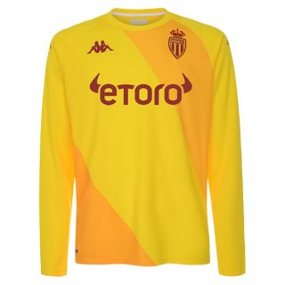 Tailandia Camiseta AS Monaco Portero 2021/2022 Amarillo