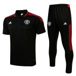 Polo Manchester United Conjunto Completo 2022 Negro Polo Manchester United Conjunto Completo 2022 Negro