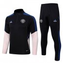 Sudadera De Training Manchester United 2022/2023 Negro Rosa