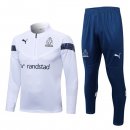 Sudadera De Training Marsella 2022/2023 Blanco Azul