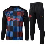 Sudadera De Training Barcelona 2024/2025 Azul Negro Sudadera De Training Barcelona 2024/2025 Azul Negro