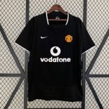 Tailandia Camiseta Manchester United Segunda Equipación Retro 2003 2004