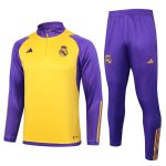 Sudadera De Training Real Madrid 2024/2025 Amarillo Purpura Sudadera De Training Real Madrid 2024/2025 Amarillo Purpura