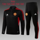 Niños Sudadera De Training Manchester United 2023 Negro