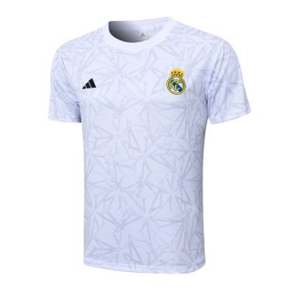 Camiseta Entrenamiento Real Madrid 2024/2025 Blanco Gris