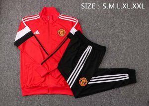 Chandal Manchester United 2022 Rojo Negro Blanco