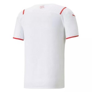 Segunda Equipación Tailandia Camiseta Suiza 2021 Blanco