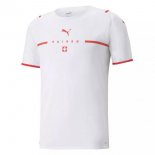 Segunda Equipación Tailandia Camiseta Suiza 2021 Blanco