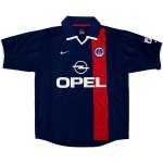 Primera Equipación Tailandia Camiseta Paris Saint Germain Retro 2001 2002 Azul Primera Equipación Tailandia Camiseta Paris Saint Germain Retro 2001 2002 Azul