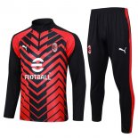 Sudadera De Training AC Milan 2024 Rojo Negro