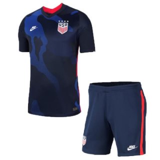 Segunda Equipación Camiseta Estados Unidos Niño 2020 Azul