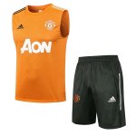 Camiseta Manchester United Sin Mangas Conjunto Completo 2022 Naranja Camiseta Manchester United Sin Mangas Conjunto Completo 2022 Naranja