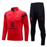 Sudadera De Training AC Milan 2023/2024 Rojo