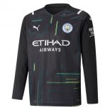 Tailandia Camiseta Manchester City Portero ML 2021/2022 Negro