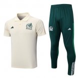 Polo México Conjunto Completo 2022/2023 Blanco Verde