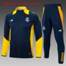 Niños Chandal Real Madrid 2024/2025 Azul Amarillo 3