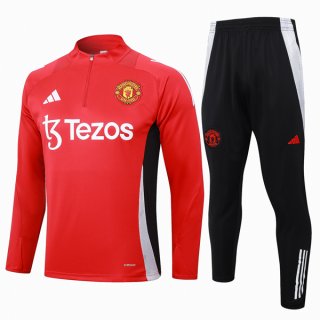 Sudadera De Training Manchester United 2024/2025 Rojo 3