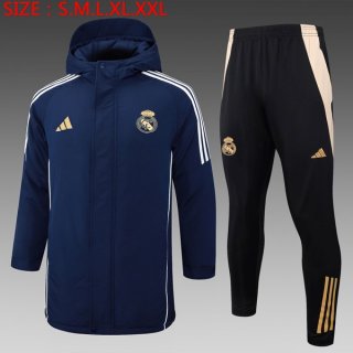 Abrigo Real Madrid Conjunto Completo 2024/2025 Azul