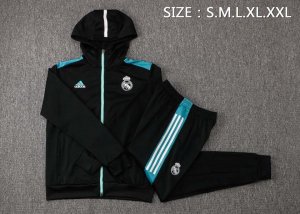 Chandal Con Capucha Real Madrid 2022 Negro