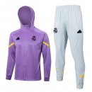 Chandal Con Capucha Real Madrid 2024/2025 Purpura 3