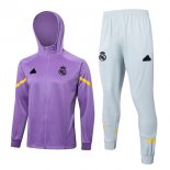 Chandal Con Capucha Real Madrid 2024/2025 Purpura 3