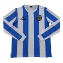 Primera Equipación Tailandia Camiseta Argentina ML Retro 1986 Azul