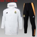 Abrigo Real Madrid Conjunto Completo 2024/2025 Blanco 2