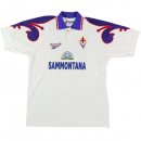 Segunda Equipación Tailandia Camiseta Fiorentina Retro 1995 1996 Blanco