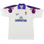 Segunda Equipación Tailandia Camiseta Fiorentina Retro 1995 1996 Blanco