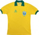 Primera Equipación Tailandia Camiseta Brasil Topper Retro 1988 Amarillo