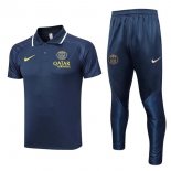 Polo PSG Conjunto Completo 2023/2024 Azul