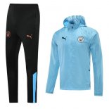 Rompevientos Manchester City Conjunto Completo 2021/2022 Azul Claro