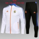 Niños Chandal Real Madrid 2022 Negro Blanco