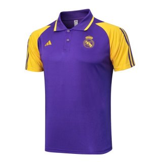 Polo Real Madrid 2024/2025 Purpura Amarillo