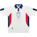 Primera Equipación Tailandia Camiseta Inglaterra Retro 1998 Blanco