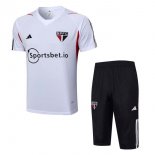 Camiseta Entrenamiento Sao Paulo Conjunto Completo 2023/2024 Blanco 2