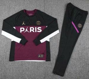 Chandal PSG 2021/2022 Borgona Negro