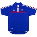 Primera Equipación Tailandia Camiseta Francia Retro 2000 Azul