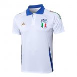 Polo Italia 2024/2025 Blanco Azul 2