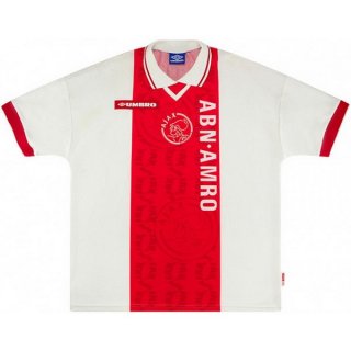 Primera Equipación Tailandia Camiseta Ajax Retro 1998 1999 Rojo Blanco