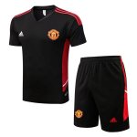 Camiseta Entrenamiento Manchester United Conjunto Completo 2022/2023 Negro Camiseta Entrenamiento Manchester United Conjunto Completo 2022/2023 Negro