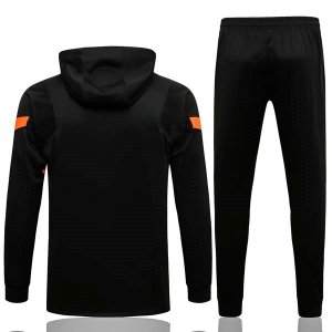 Chandal Con Capucha Chelsea 2022 Negro Naranja