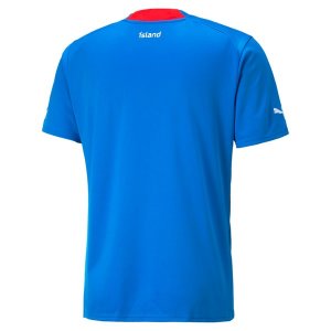 Camiseta Islandia Primera Equipación 2022 Azul