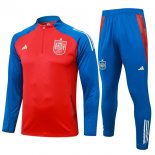 Sudadera De Training España 2024/2025 Rojo Azul 3