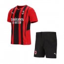 Primera Equipación Camiseta AC Milan Niño 2021/2022 Rojo