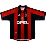 Primera Equipación Tailandia Camiseta AC Milan Retro 1998 2000 Rojo