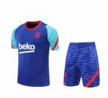 Camiseta Entrenamiento Barcelona Conjunto Completo 2021/2022 Azul